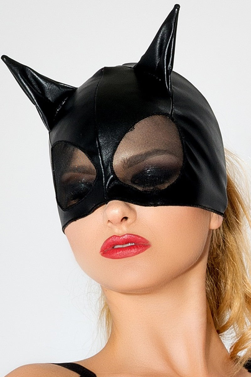 schwarze Katzenmaske MK 01 von MeSeduce schwarze Katzenmaske MK 01 von MeSeduce